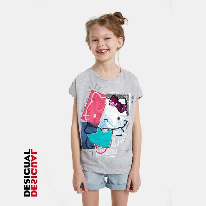 Desigual - Camiseta Hello Kitty