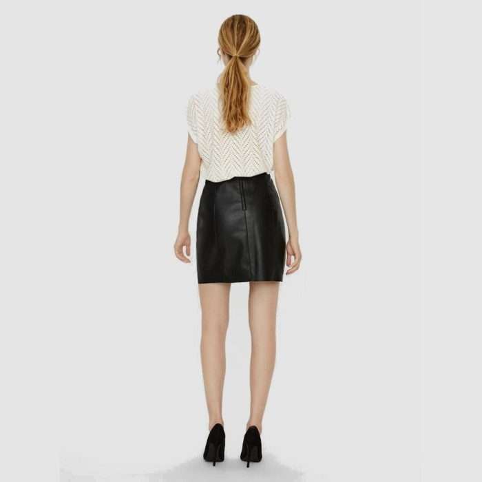 Vero Moda - Minifalda Orario polipiel