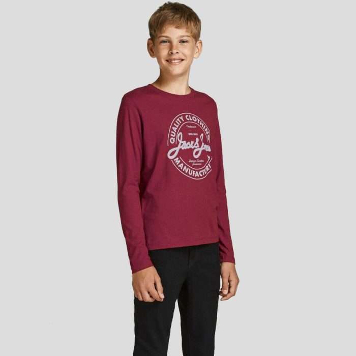 Jack & Jones - Camiseta Jeans 12190513 Red Dahlia