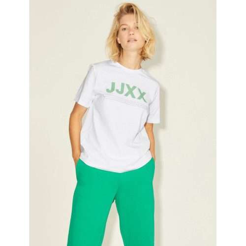 JJXX - Camiseta Anna-12206974_BrightWhite_Green