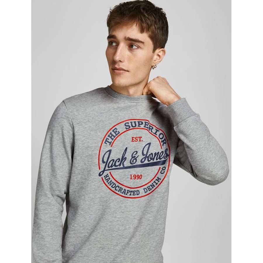 Jack \u0026 Jones - Sudadera Brat Grey - Mainland Jeans