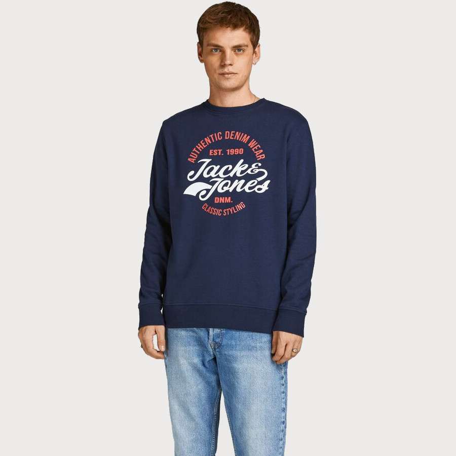 Jack \u0026 Jones - Sudadera Brat Navy - Mainland Jeans