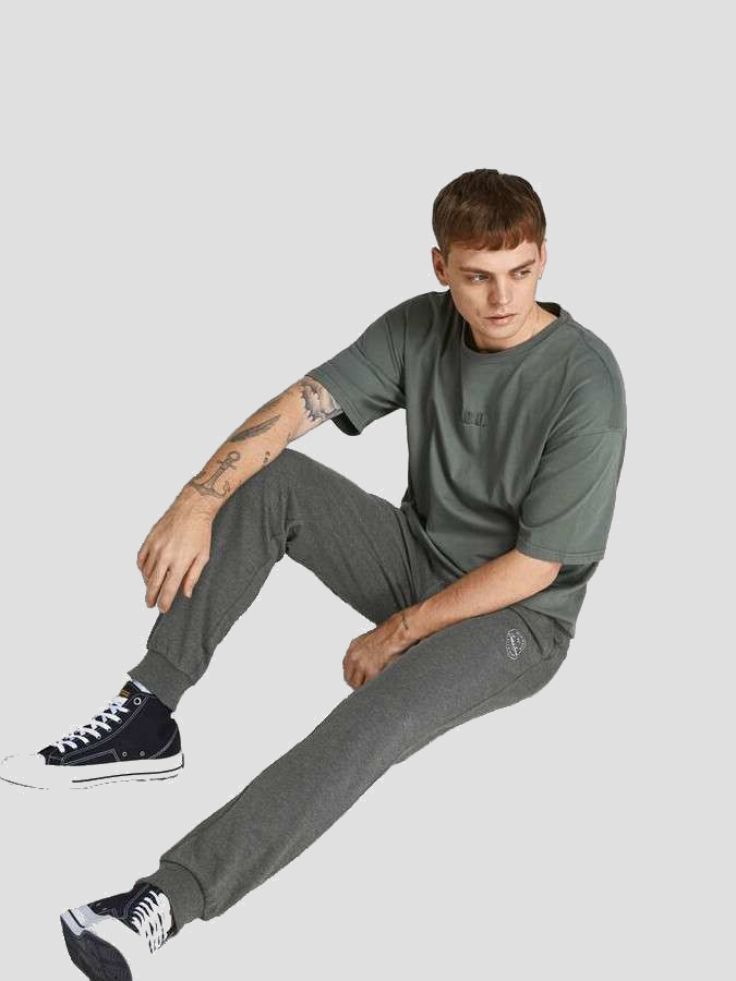 Jack And Jones - Pantalon Jogging Gordon Shark Gris Chiné