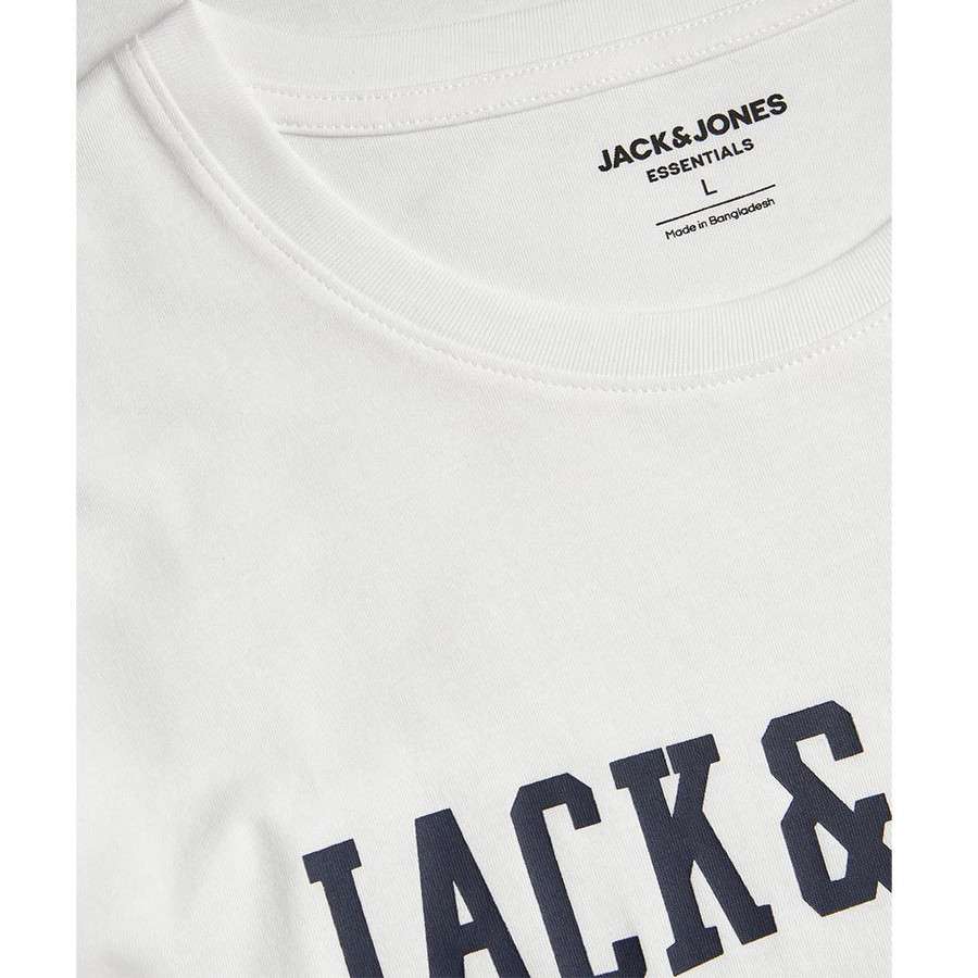 Jack & Jones - Camiseta logo tee ls - 12210821 cloud dancer