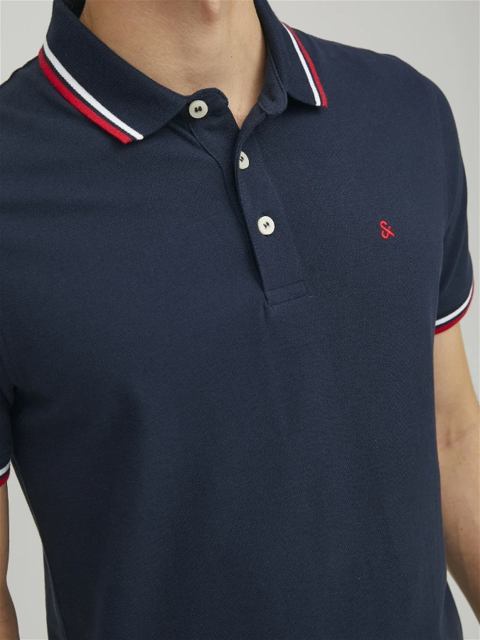 Polo hombre manga corta Jack&Jones - 12136668 Azul Marino (Navy Blazer)4 Polo hombre manga corta Jack&Jones - 12136668 Azul Marino (Navy Blazer)