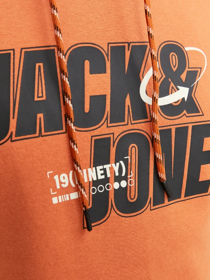 Jack&Jones - Sudadera Black - 12245714 Apricot Orange