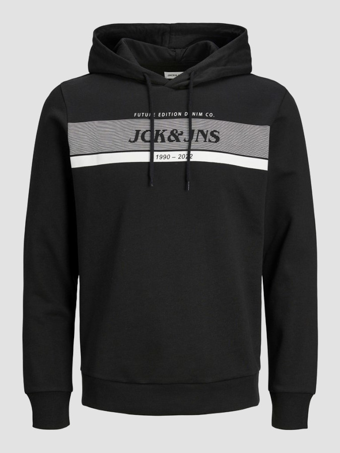 Jack&Jones - Sudadera con capucha Alex - 12235122 Negro