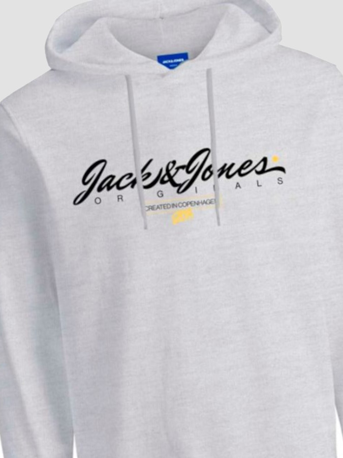 Jack&Jones - Sudadera con capucha Symbol - 12248905 White Melange