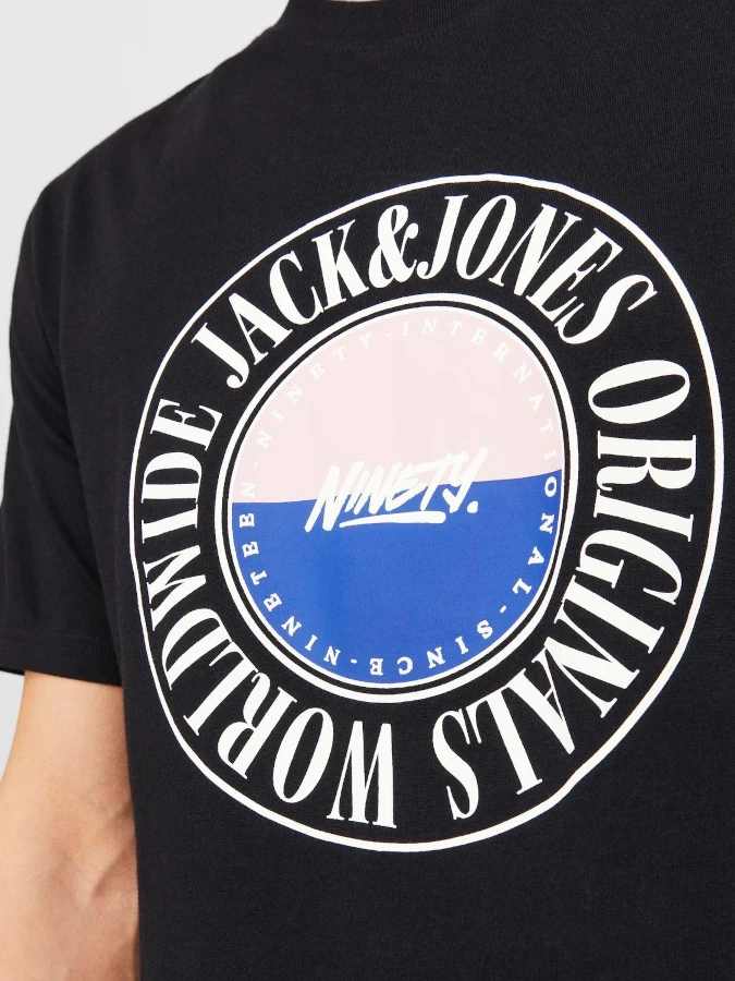 Jack&Jones - Camiseta Corbin - 12250411 Negro