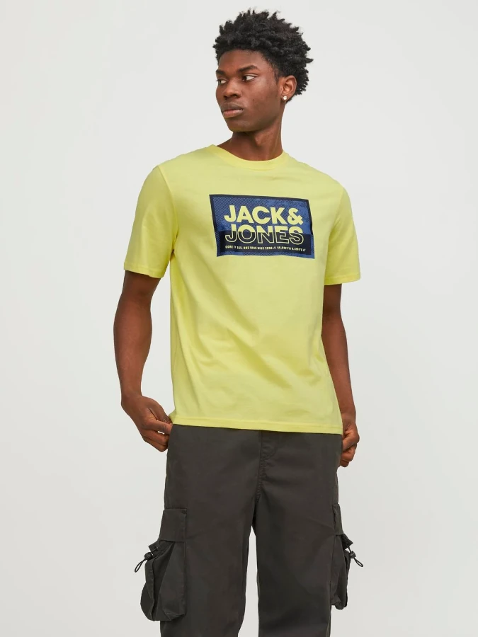 Jack&Jones - Camiseta Logan - 12253442 Amarillo
