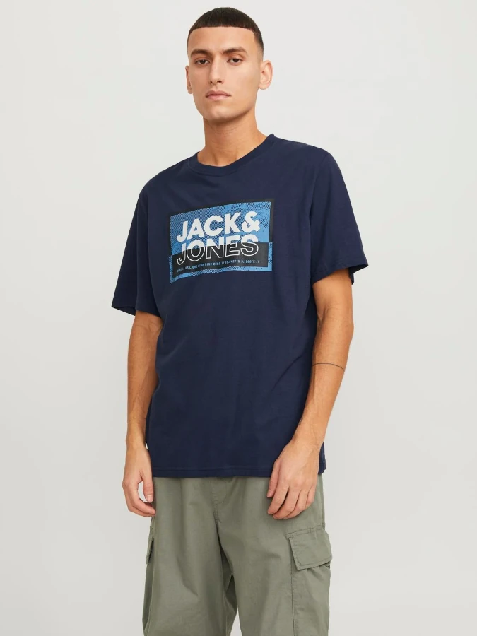 Jack&Jones - Camiseta Logan - 12253442 Azul Marino
