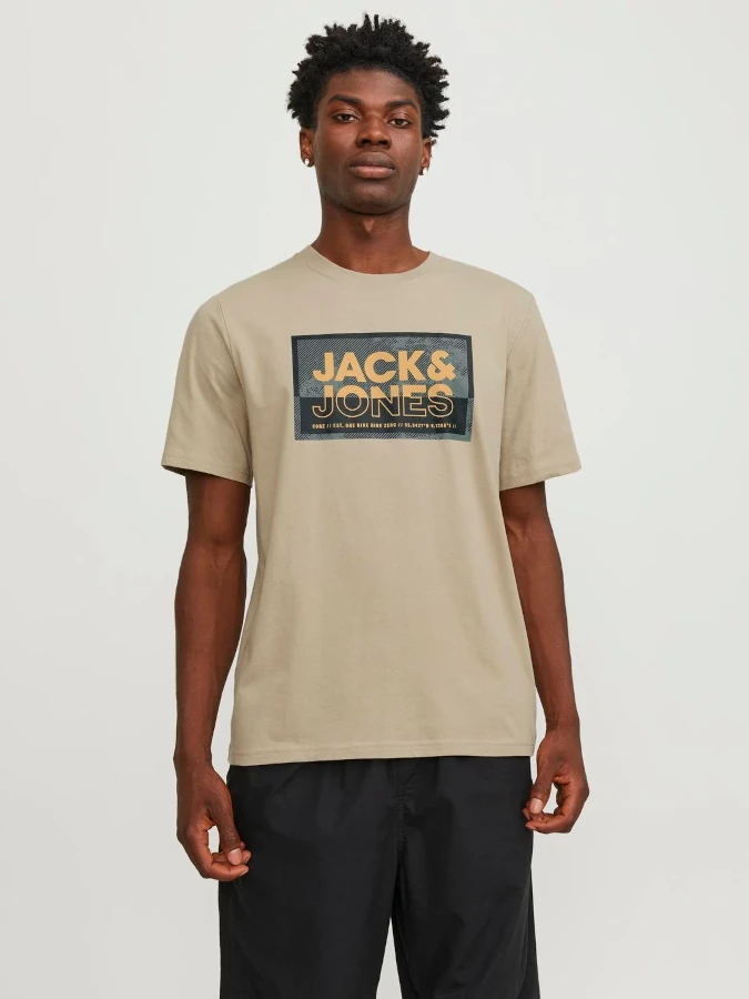 Jack&Jones - Camiseta Logan - 12253442 Marrón