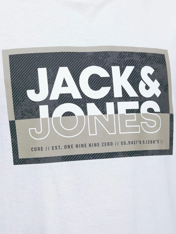 Jack&Jones - Camiseta Logan - 12253442 Blanco