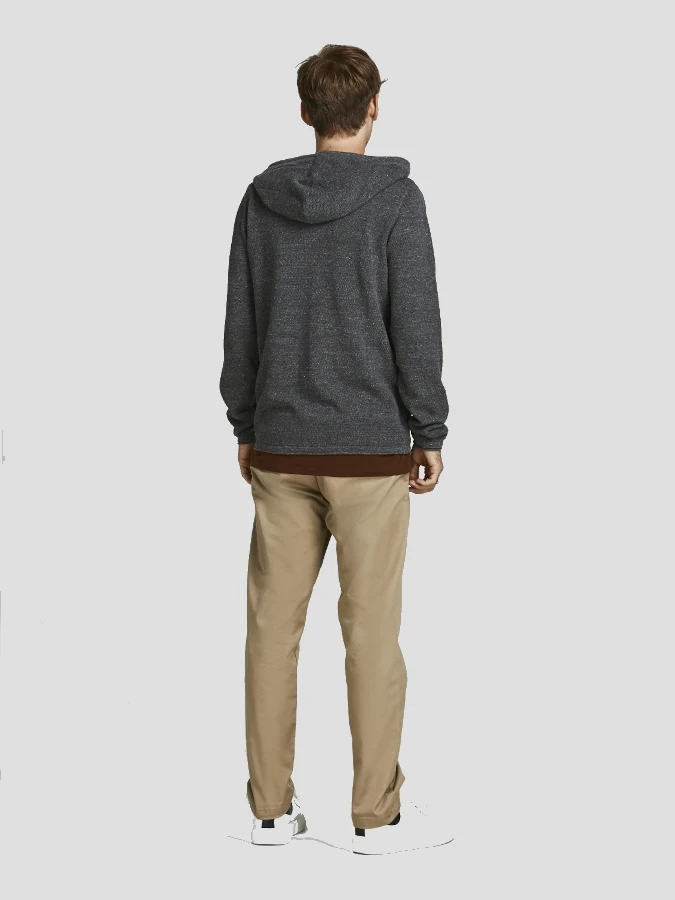 Jack&Jones - Cárdigan con cremallera Hill - 12190154 Dark Grey1 Jack&Jones - Cárdigan con cremallera Hill - 12190154 Dark Grey