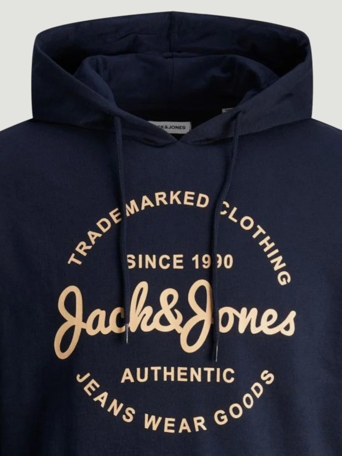 Jack&Jones - Sudadera Hood - 12249237 Azul Marino