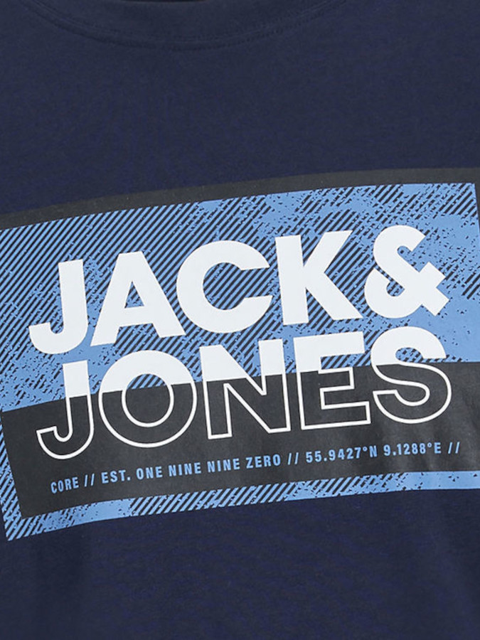 Jack&Jones - Camiseta Logann - 12254194 Azul marino