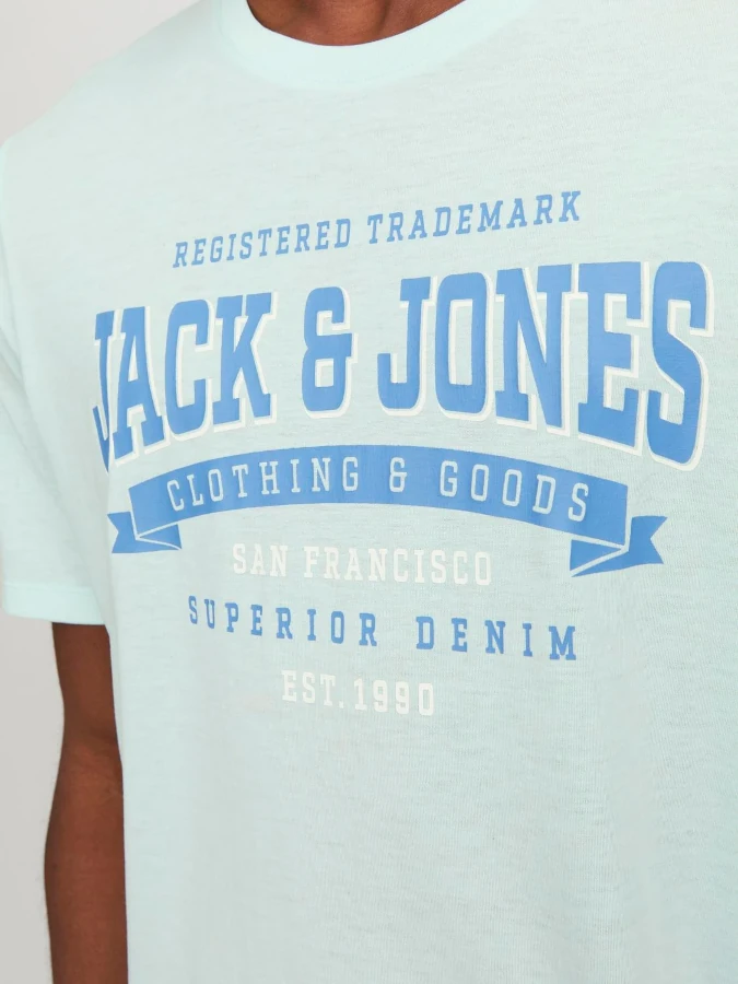 Jack&Jones - Camiseta Logoo - 12246690 Agua