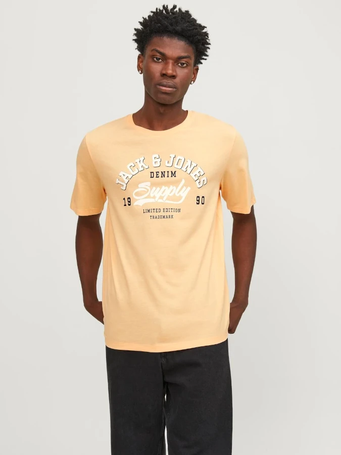 Jack&Jones - Camiseta Logoo - 12246690 Naranja