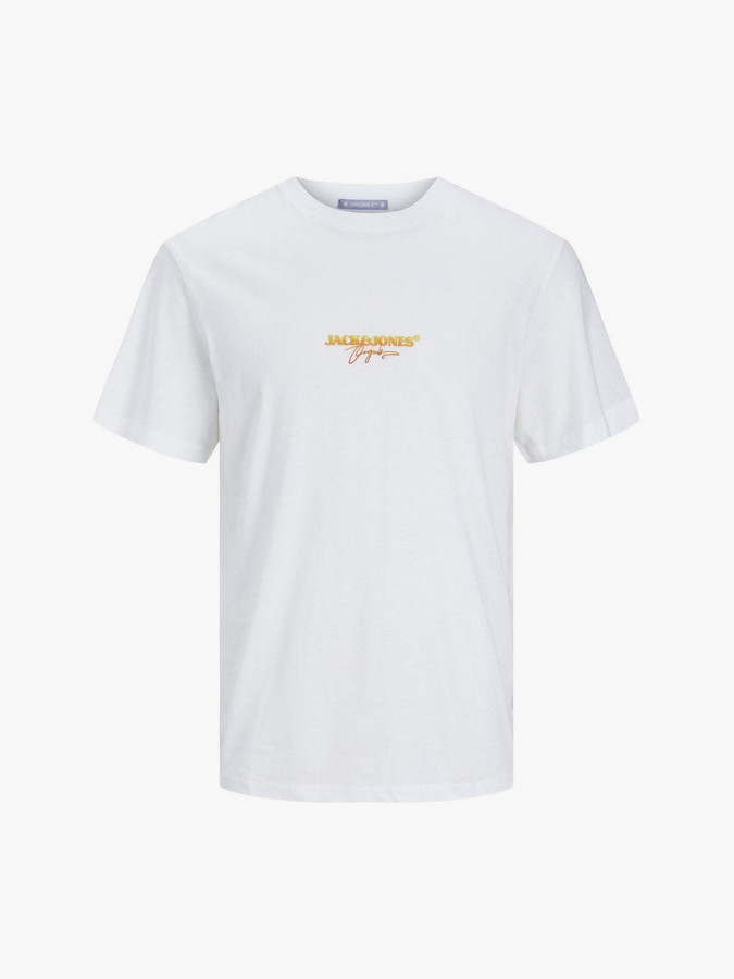 Camiseta hombre manga corta Jack&Jones - Aruba12255557 Blanca