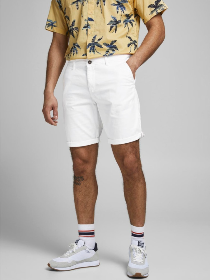 Bermuda hombre Jack&Jones Bowie - 12165604 Blanco (White)