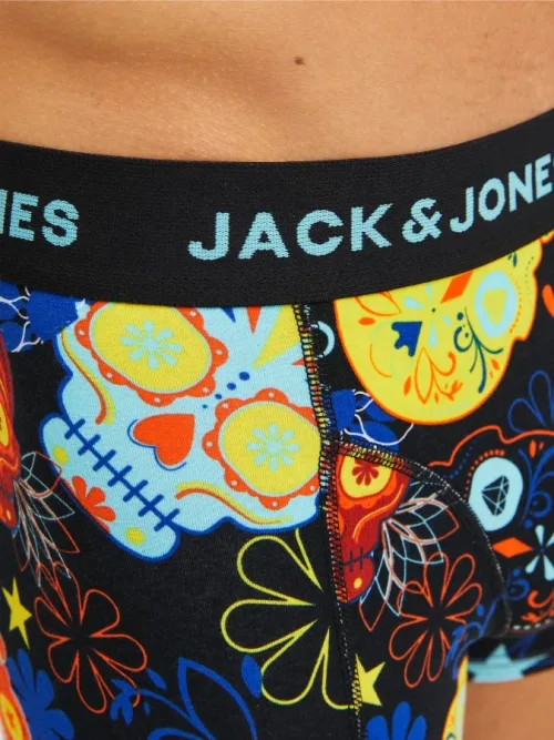 Pack 3 bóxers Jack&Jones - 12185485 Sugar (black)