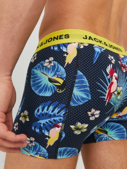 Pack 3 bóxers Jack&Jones - 12194104 estampado (black-blue)
