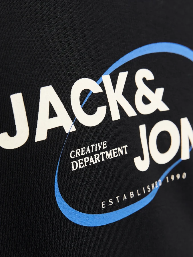 Sudadera Jack & Jones Ray 12267658 negro (black)