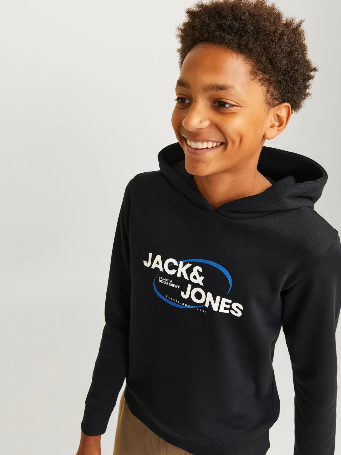 Sudadera Jack & Jones Ray 12267658 negro (black)