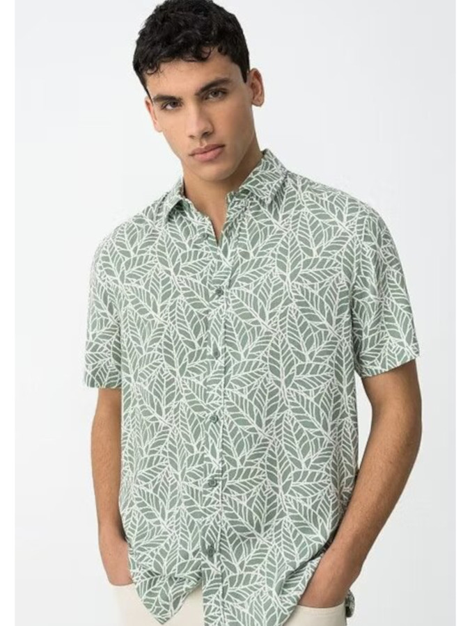 Camisa Estampada Tiffosi 10060209 Verde - Ropa de Hombre (2)