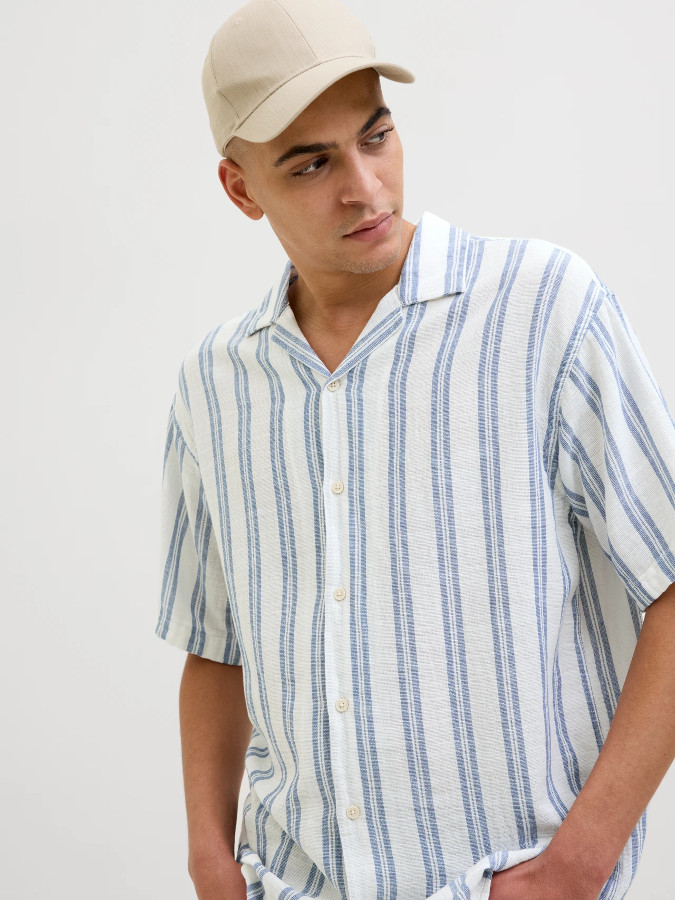 Camisa Jack & Jones 12268457 Blanco - Ropa de Hombre (2)