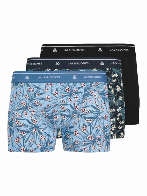 Pack 3 bóxers hombre Jack & Jones - 12269357 Chambray blue, Sky captain