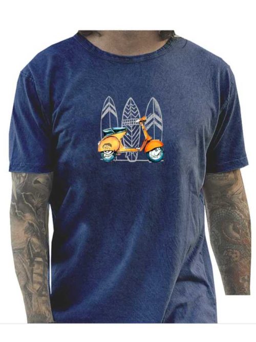 Camiseta Vespa con tablas de surf Sargantana 85013457