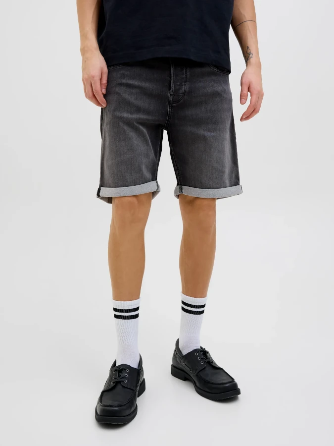 Bermuda Jack&Jones Rick062 12269501 negro (black denim)