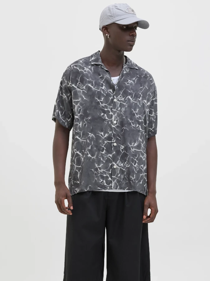 Camisa Infinity Jack&Jones - 12276854 gris (Black)