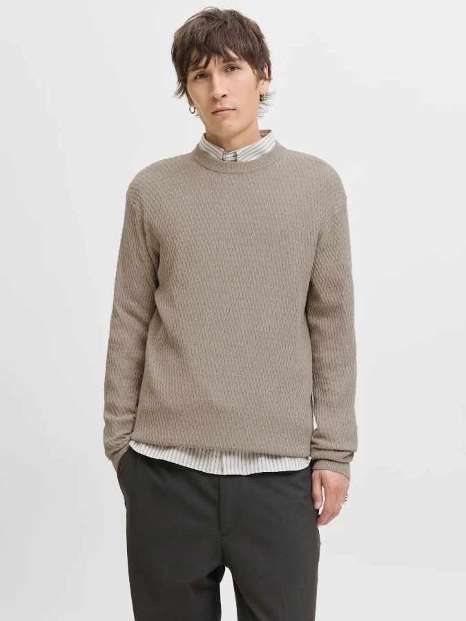 Jersey Jack&Jones Reagan 12283381 beige (Greige)