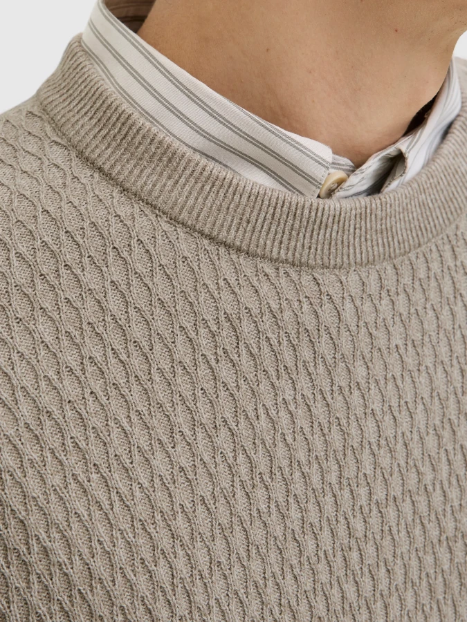 Jersey Jack&Jones Reagan 12283381 beige (Greige)