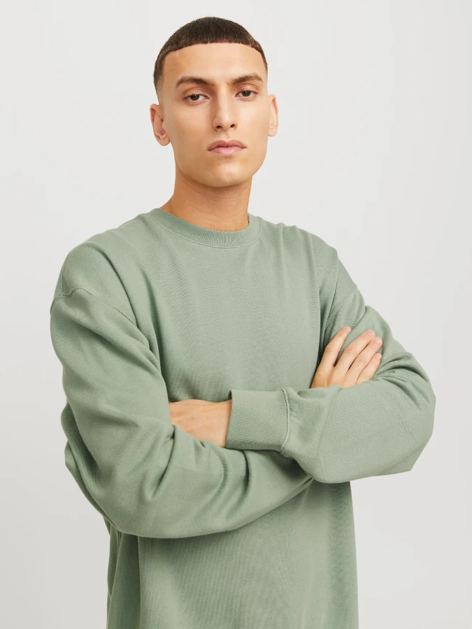 Sudadera Jack&Jones 12257853 Charge verde (iceberg green)