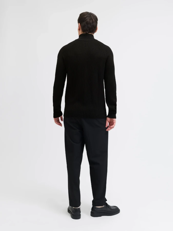 Jersey cremallera Jack&Jones Pannel 12278920 negro (black)1 Jersey cremallera Jack&Jones Pannel 12278920 negro (black)