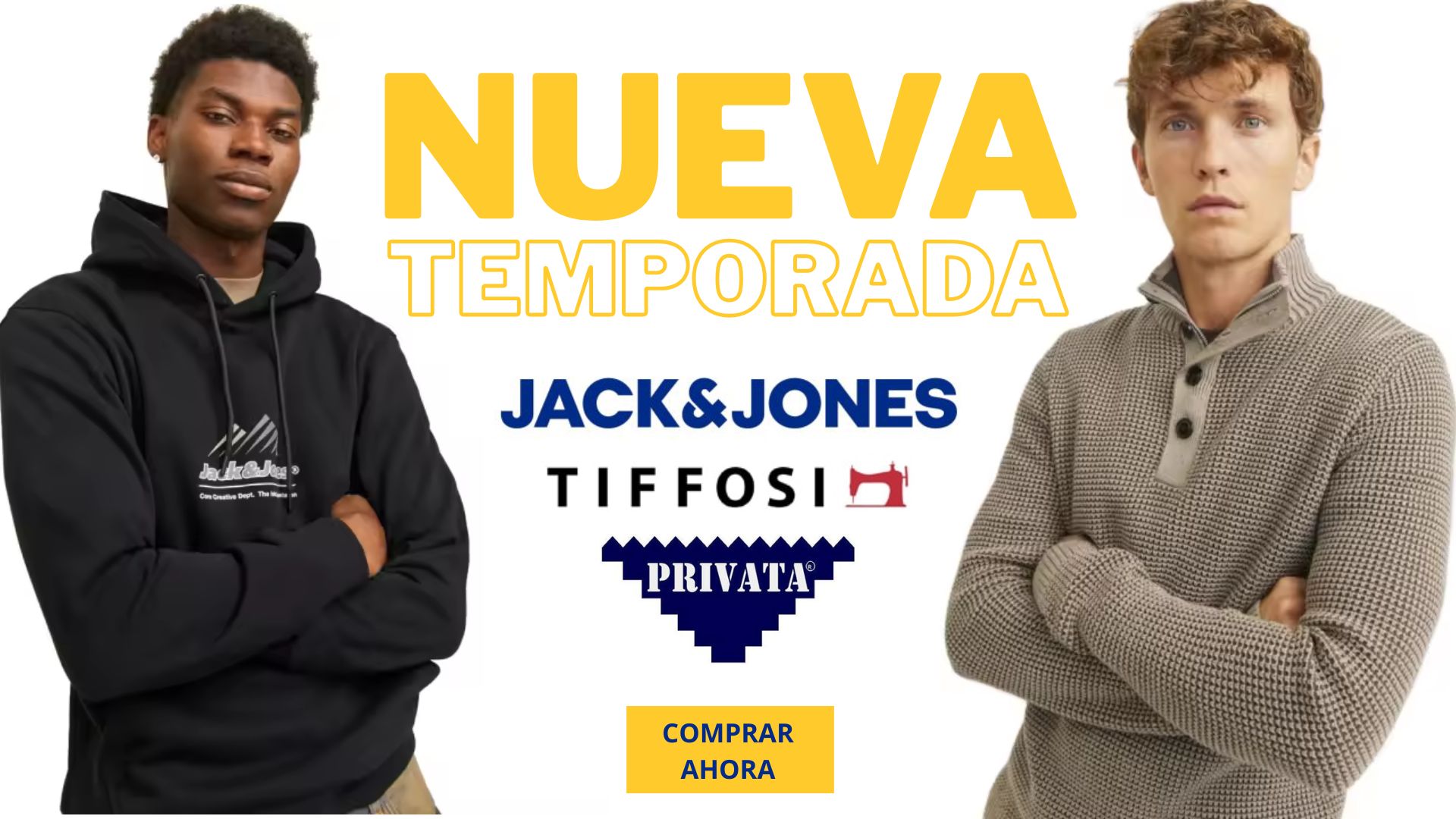 comprar ropa de hombre nueva temporada de la marca Jack&Jones en Mainland Jeans