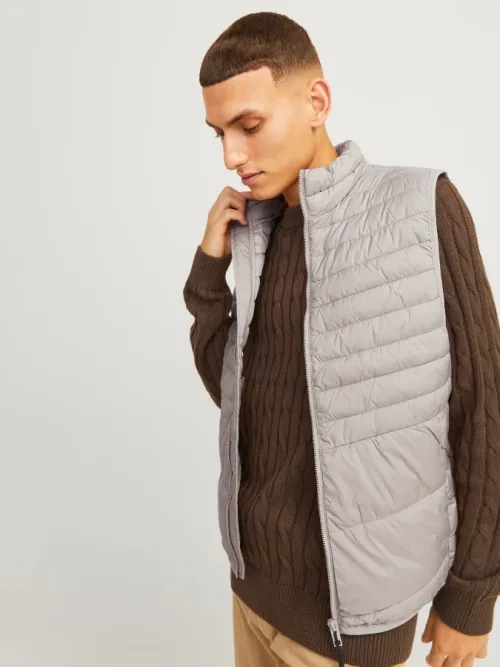 Chaleco Jack&Jones 12256987 Estate gris-beige (Atmosphere)