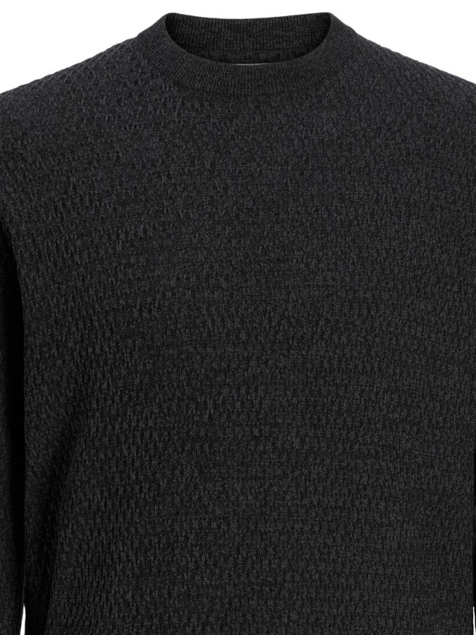 Jersey Jack&Jones 12283381 Blareagan negro (Volcanic Ash)1 Jersey Jack&Jones 12283381 Blareagan negro (Volcanic Ash)