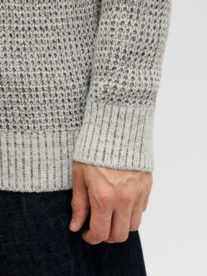 Jersey Jack&Jones 12287594 Global gris claro (Moonbeam)