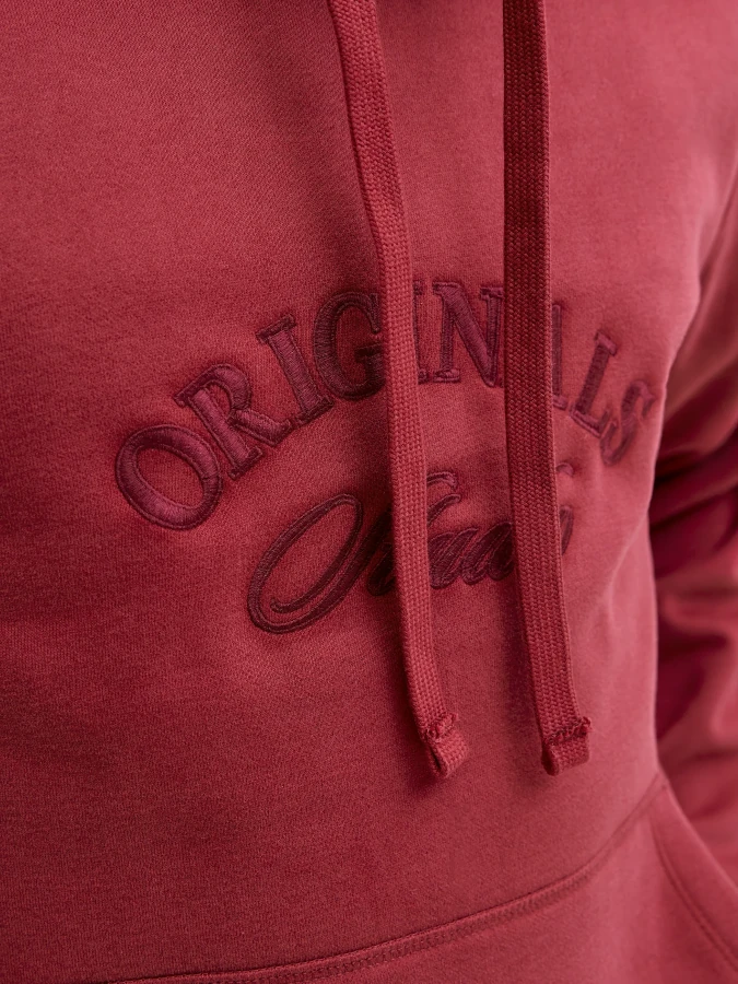 Sudadera Jack&Jones 12285796 Bleecker rojo (Tibetan red)