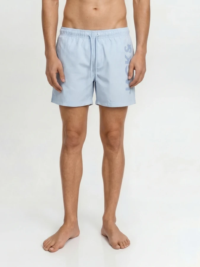 Bañador Jack&Jones Maui Wave Logo 12291391 celeste (Celestial blue)