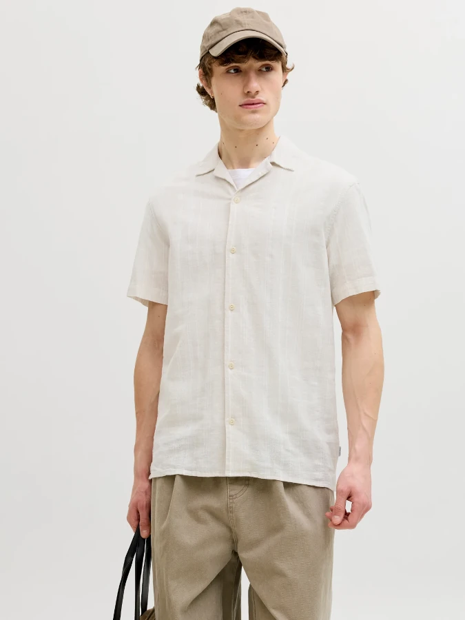Camisa Jack&Jones Blusummer 12291964 rayas (Lemon pepper)