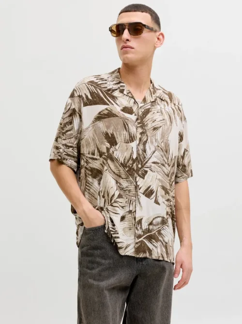 Camisa Jeff Resort Jack&Jones 12288854 marrón (String)