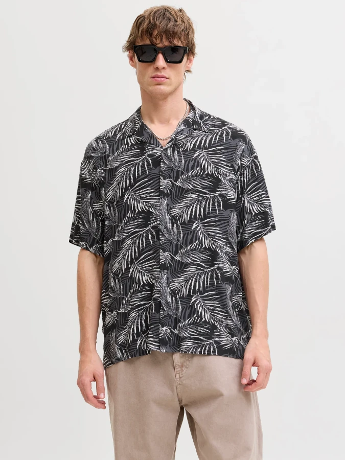 Camisa Jeff Resort Jack&Jones 12288854 negro (Black)