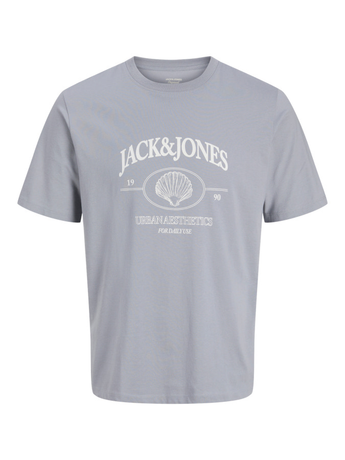 Camiseta Jack&Jones Nantucket Graphic 12297895 gris (tradewinds)
