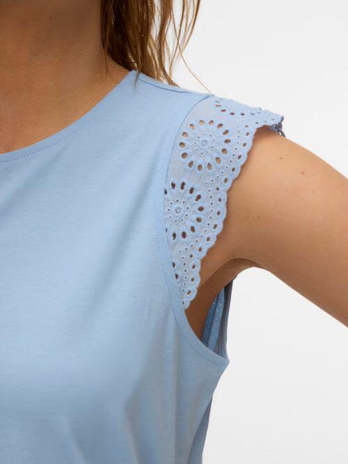 Camiseta Vero Moda 10305210 Emily Azul (Cashmere Blue)