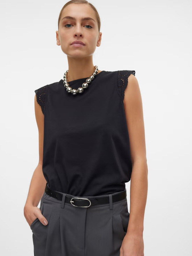Camiseta Vero Moda 10305210 Emily Negro (Black)
